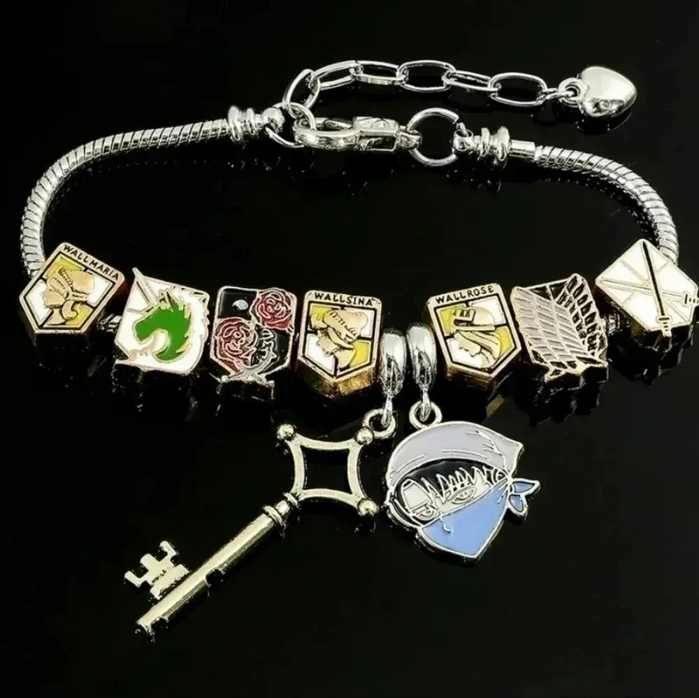 Attack on titan Japan anime Charms Bracelet